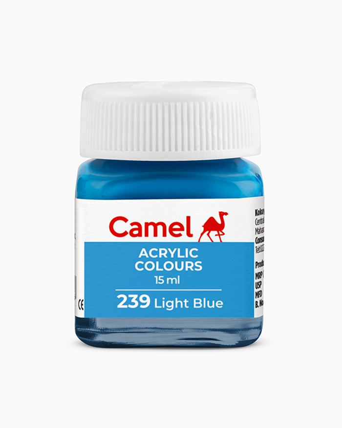 Light Blue Camel Acrylic Colours